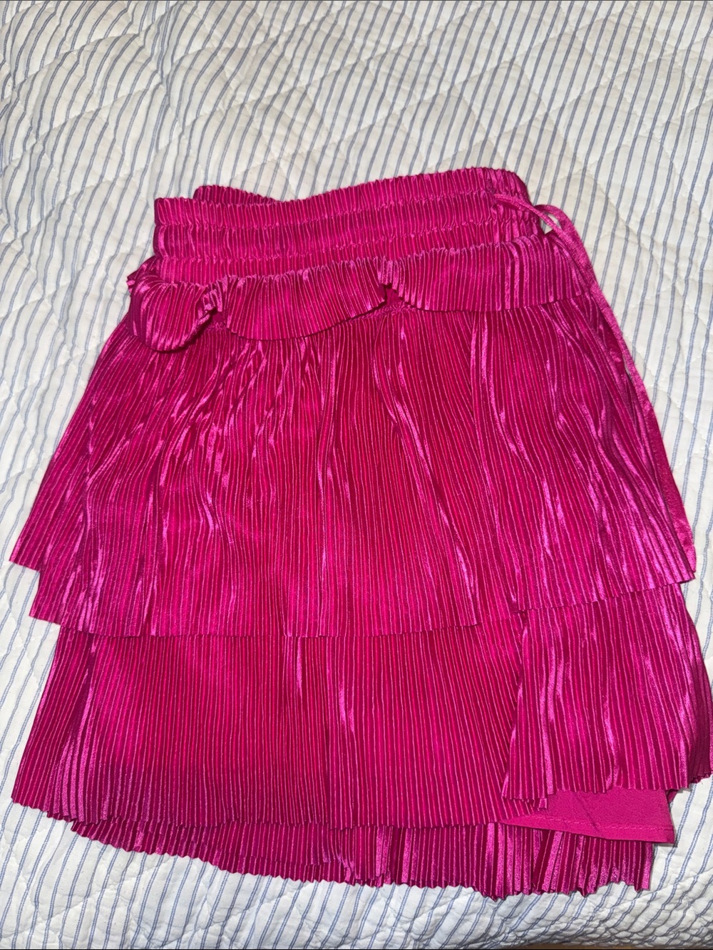 Simply Southern Tiered Pleated Mini Skirt